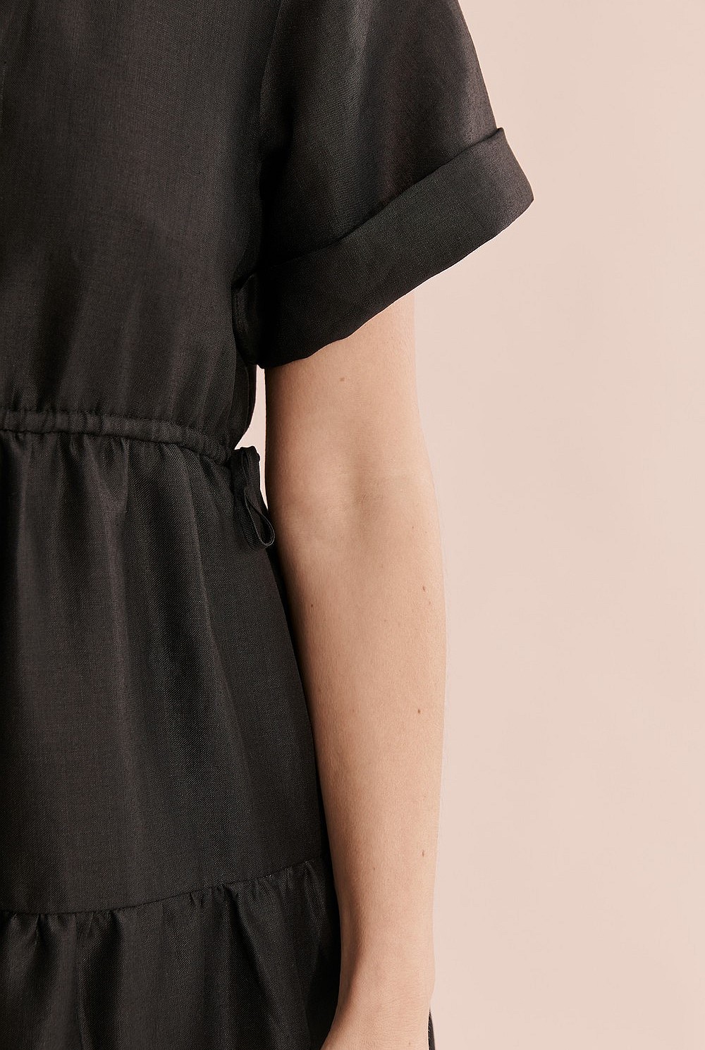 Side Tie Mini Dress