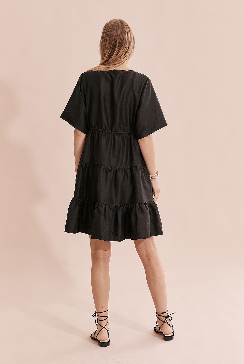 Side Tie Mini Dress