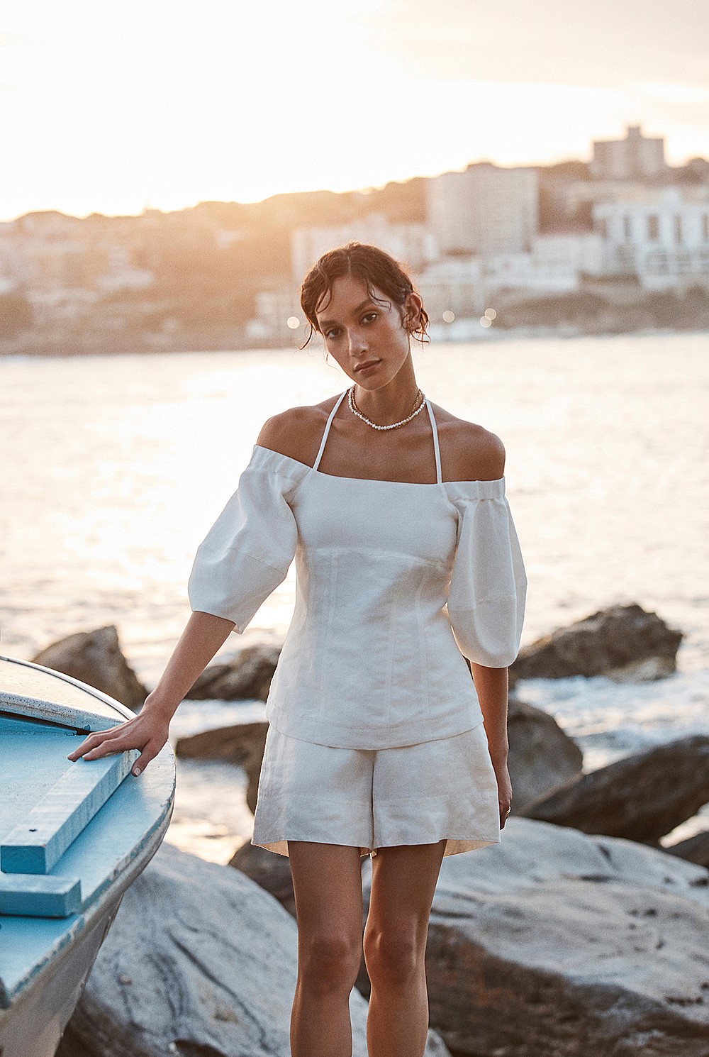 Off Shoulder Detail Blouse