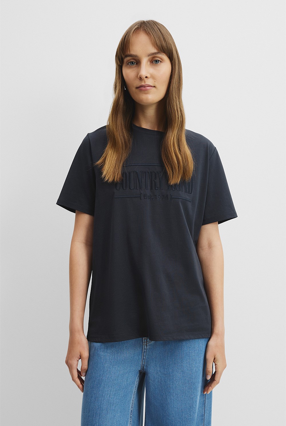 Verified Australian Cotton Heritage Embroidered T-Shirt