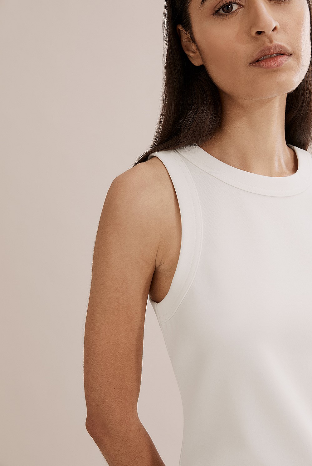 Fitted Jersey Tank