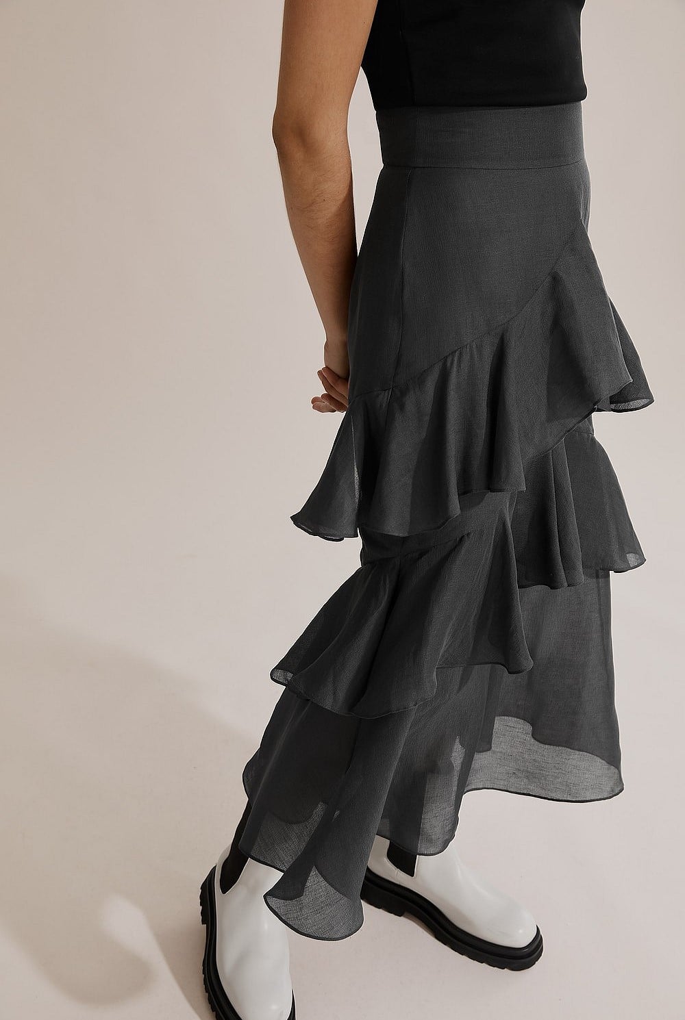 Ruffle Detail Skirt