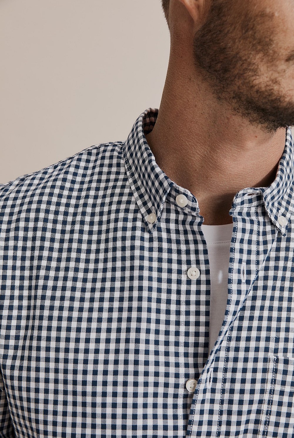 Regular Cotton Gingham Shirt