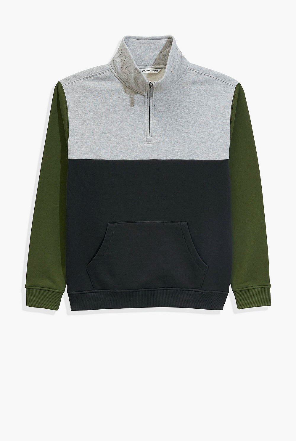 Teen Cotton Half Zip Sweat
