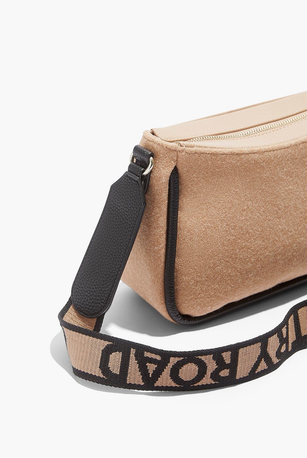 Piped Detail Crossbody Bag