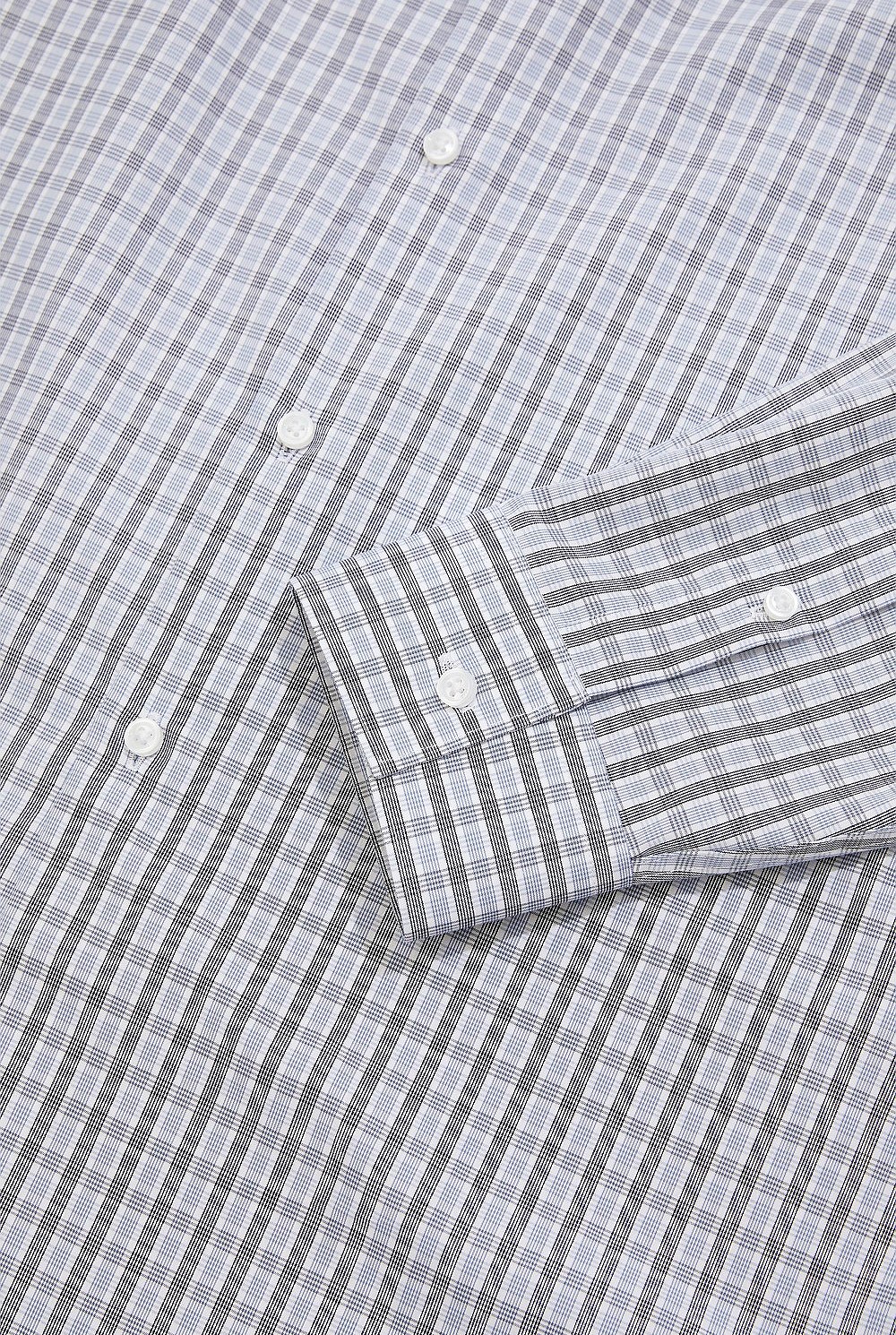 Regular Broad Check Travel Shirt