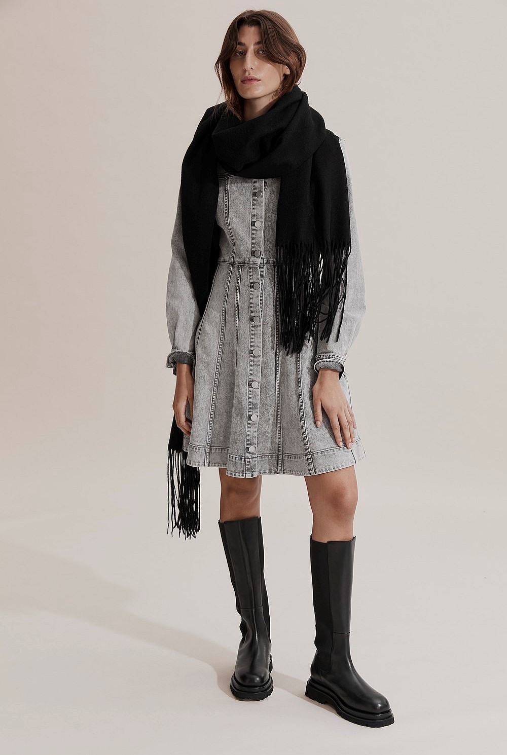 Neve Tall Combat Boot