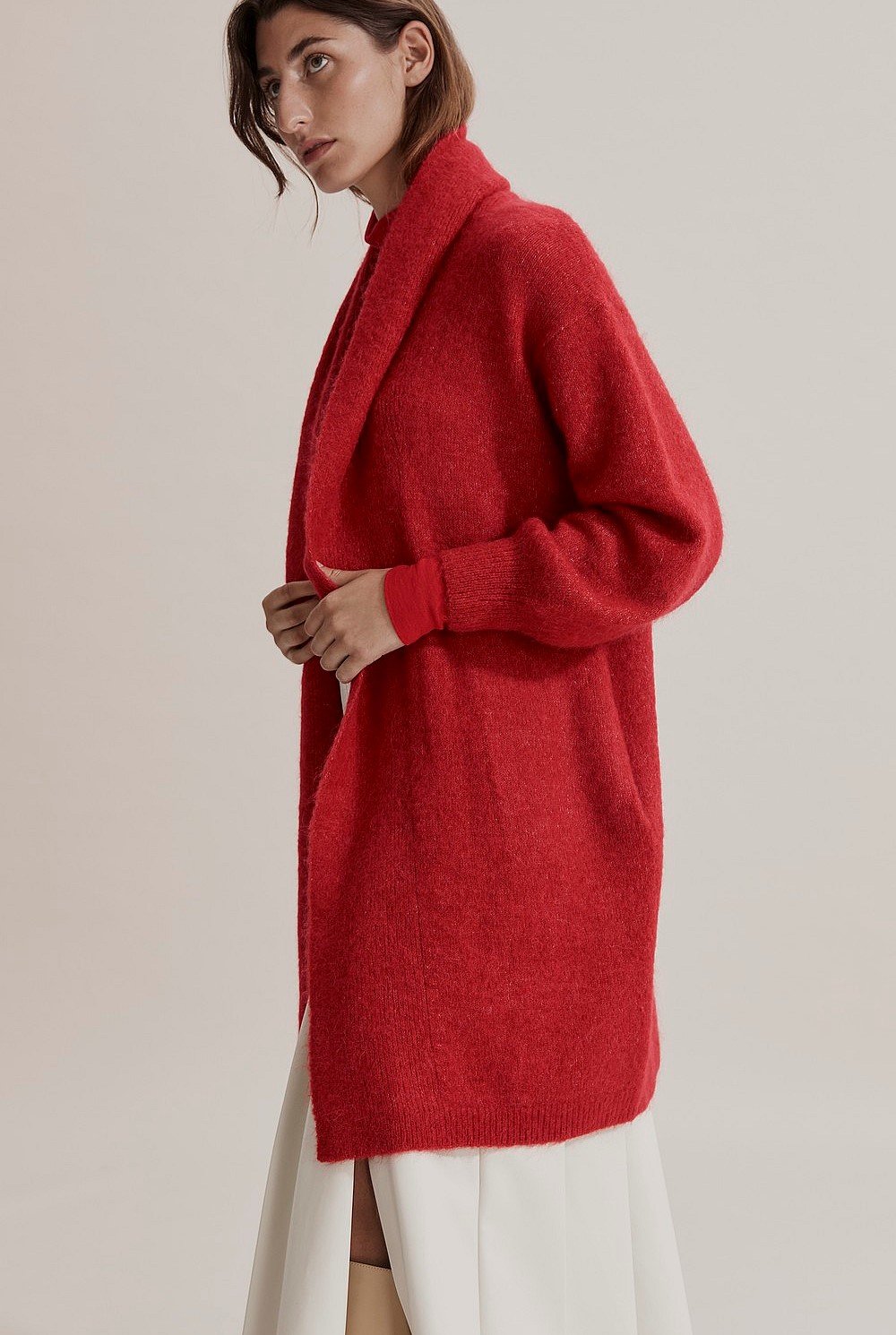 Longline Fluffy Cardigan