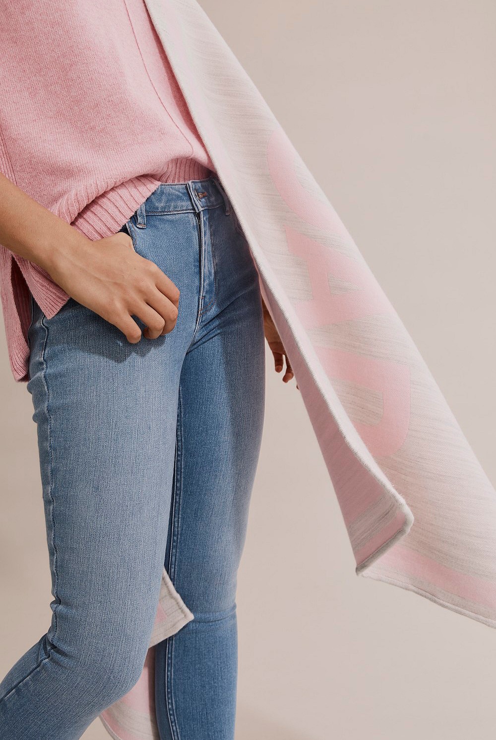 Branded Wool Scarf