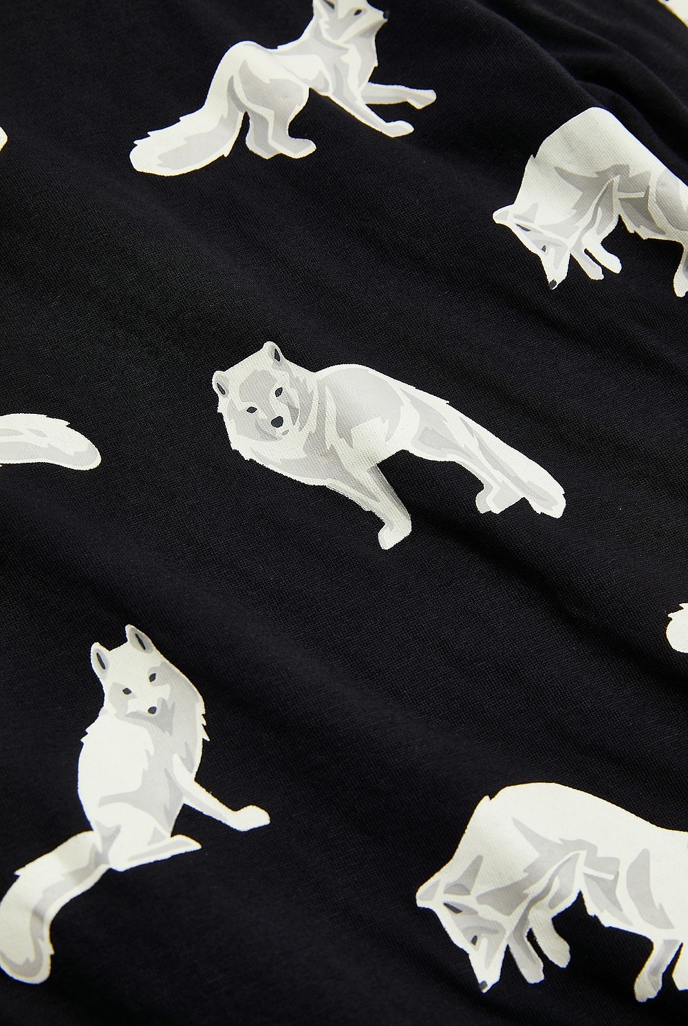 Organically Grown Cotton Arctic Fox Pyjama Set