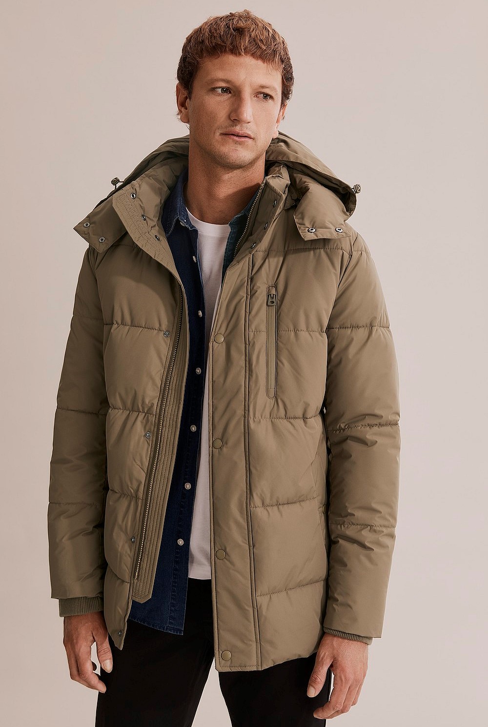 Recycled Polyester Quilted Parka