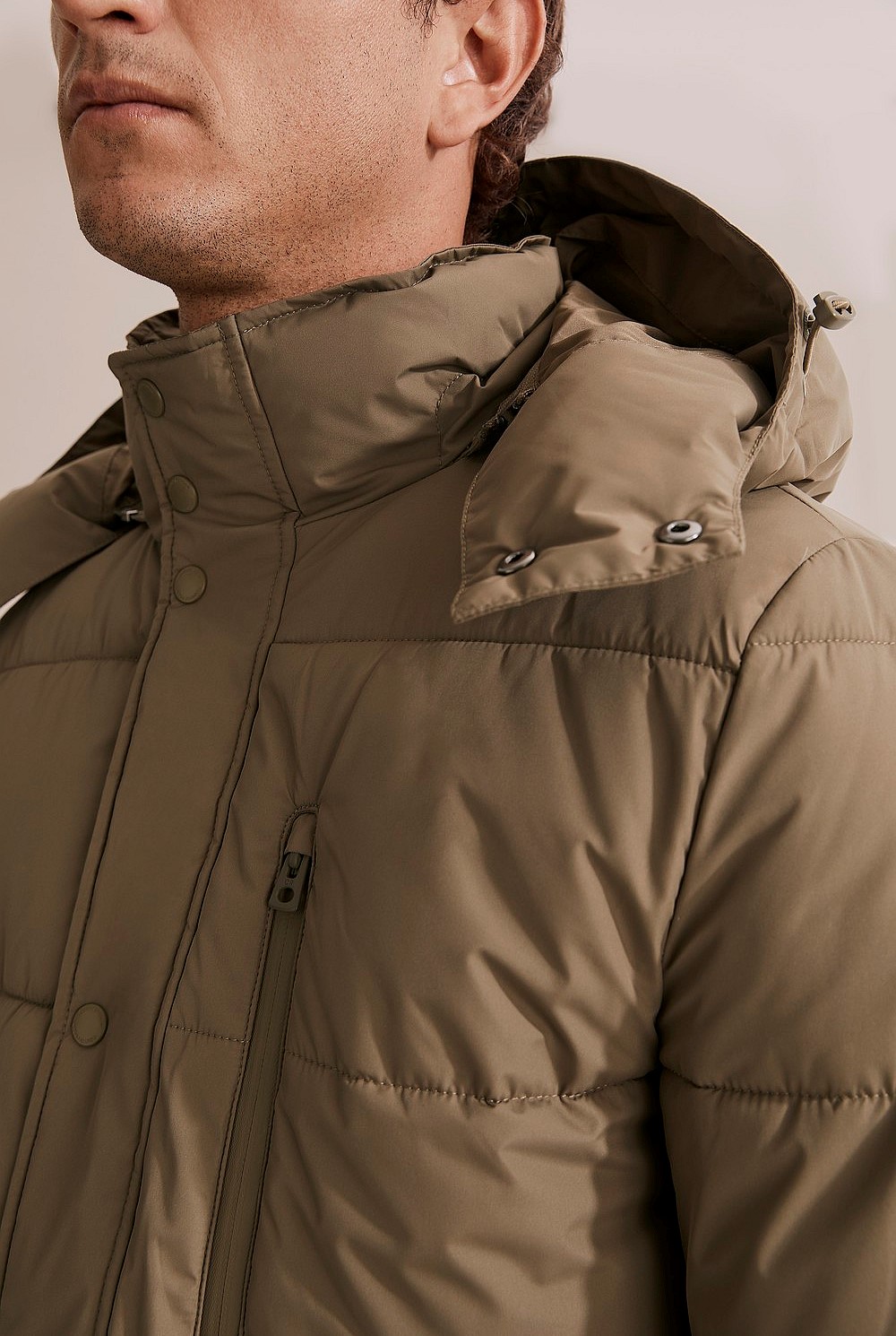 Recycled Polyester Quilted Parka