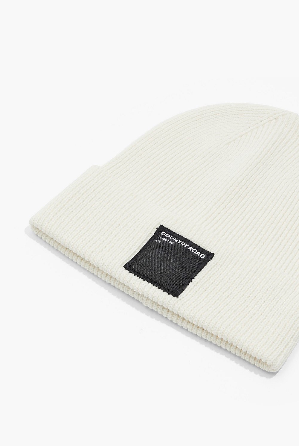 Branded Rib Beanie