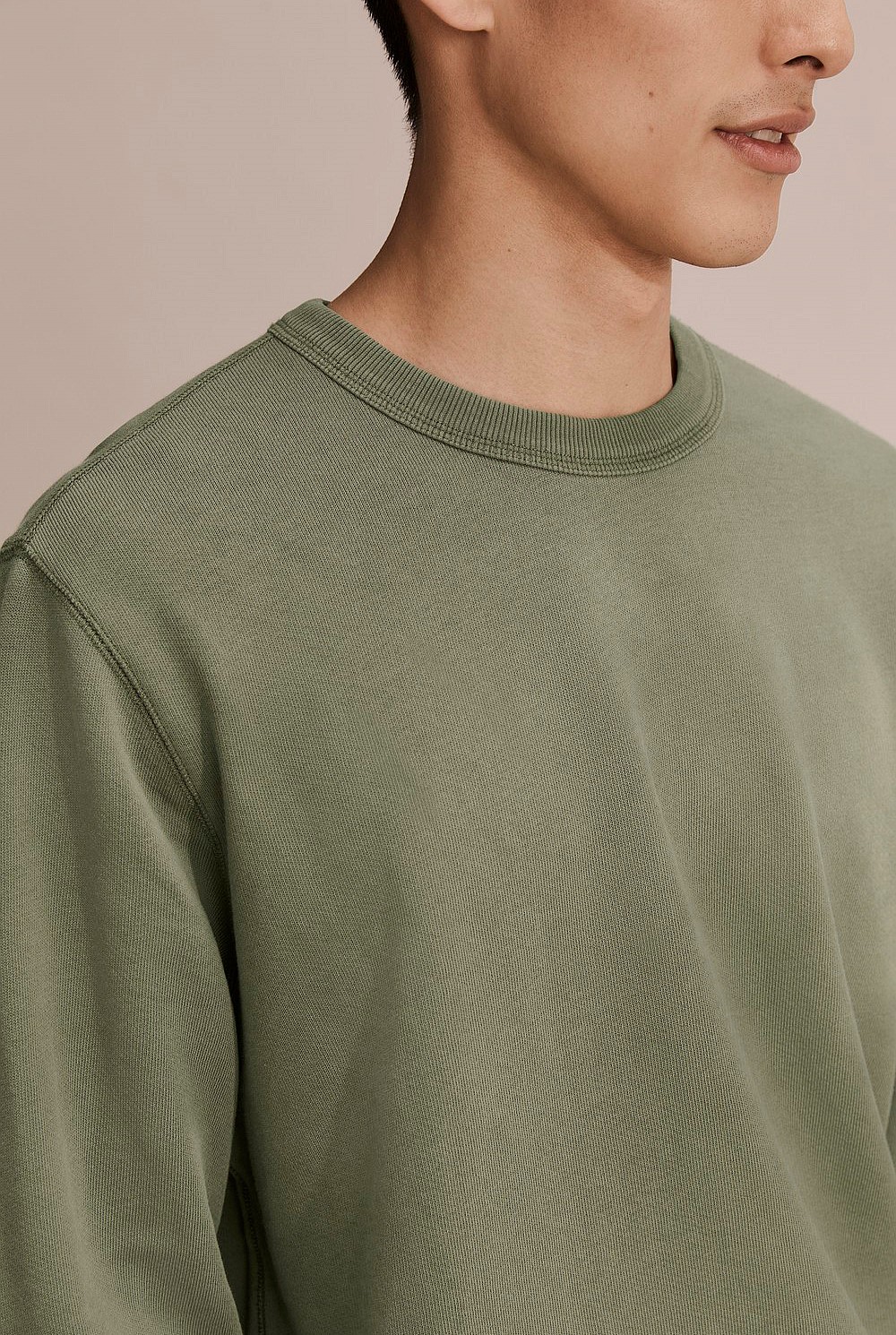 Organically Grown Cotton Terry Garment Dyed Sweat