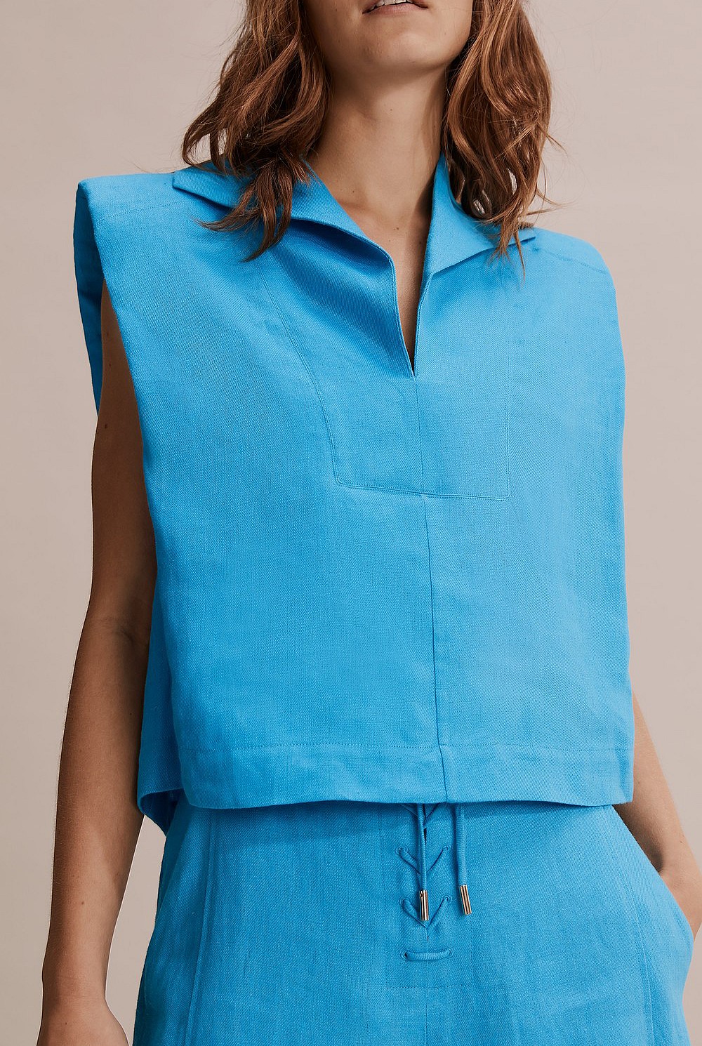 Padded Shoulder Shirt