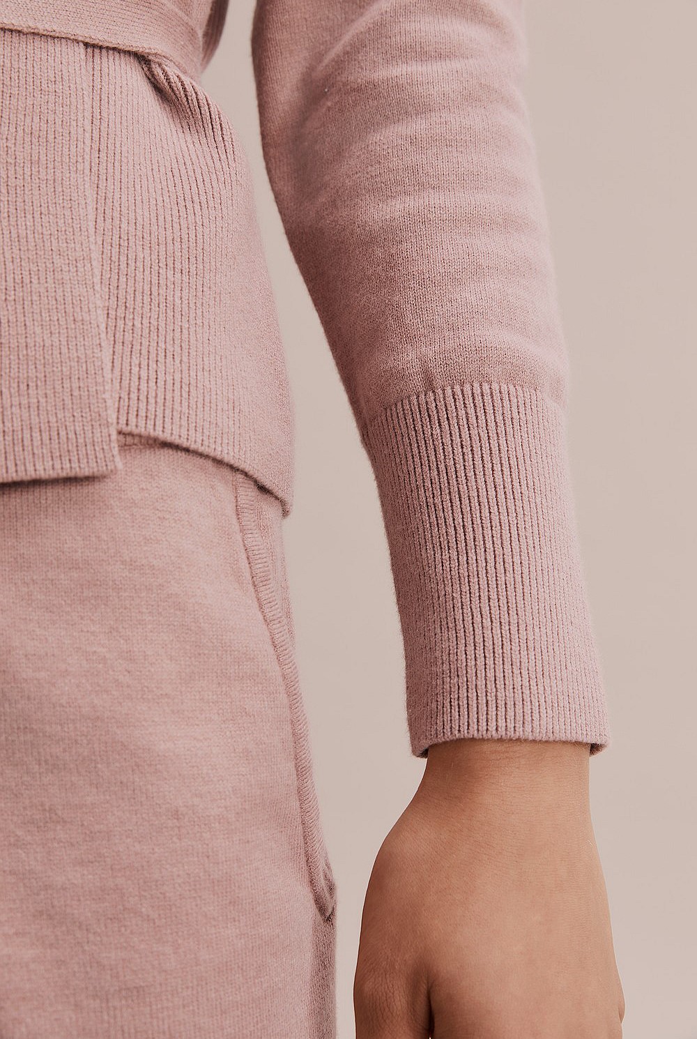 Knit Lounge Wrap Top