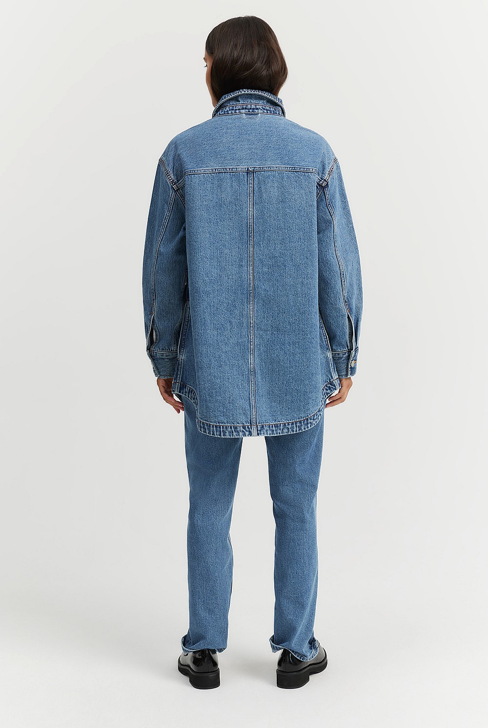 Australian Cotton Denim Shacket