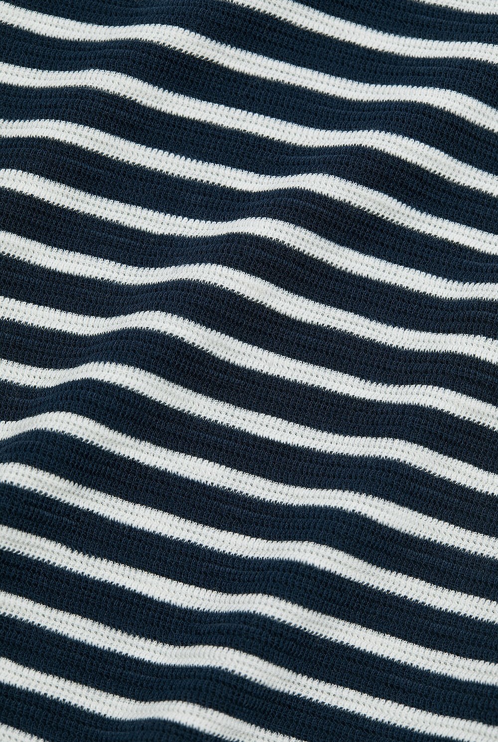 Cotton Slub Texture Crew T-Shirt