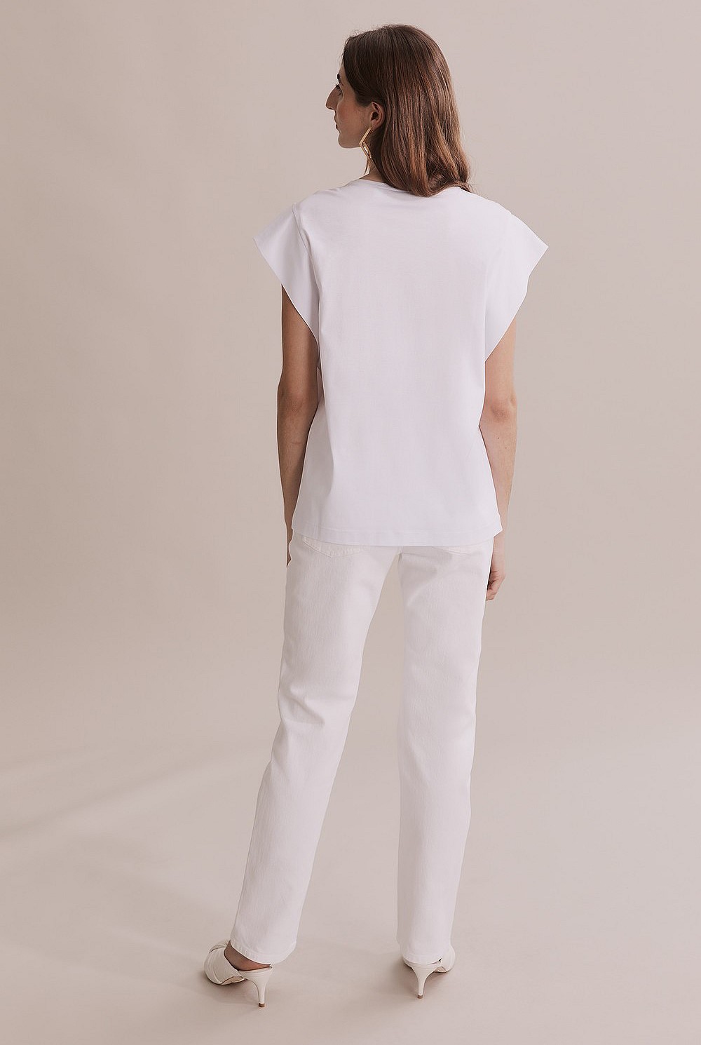 Mercerised Extended T-Shirt