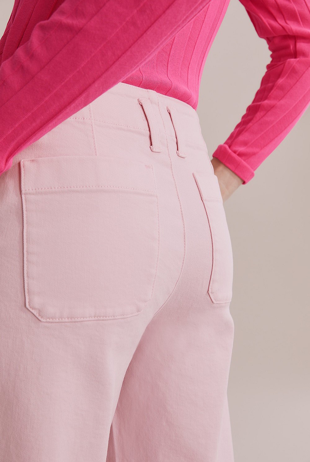 Australian Cotton Wide Leg Jean