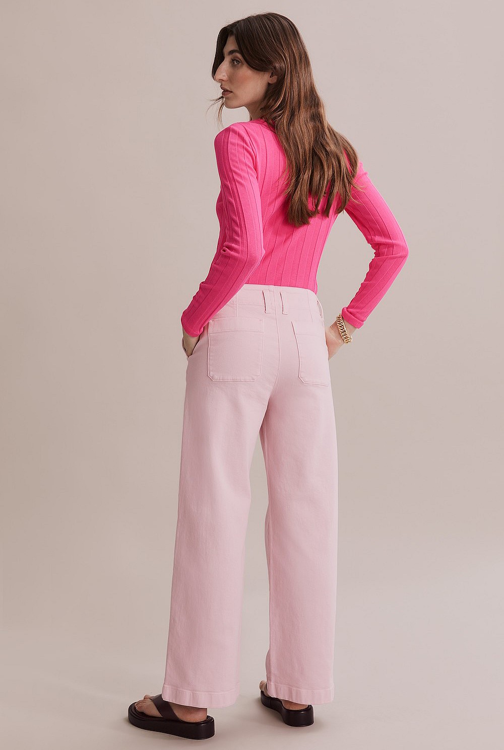 Australian Cotton Wide Leg Jean
