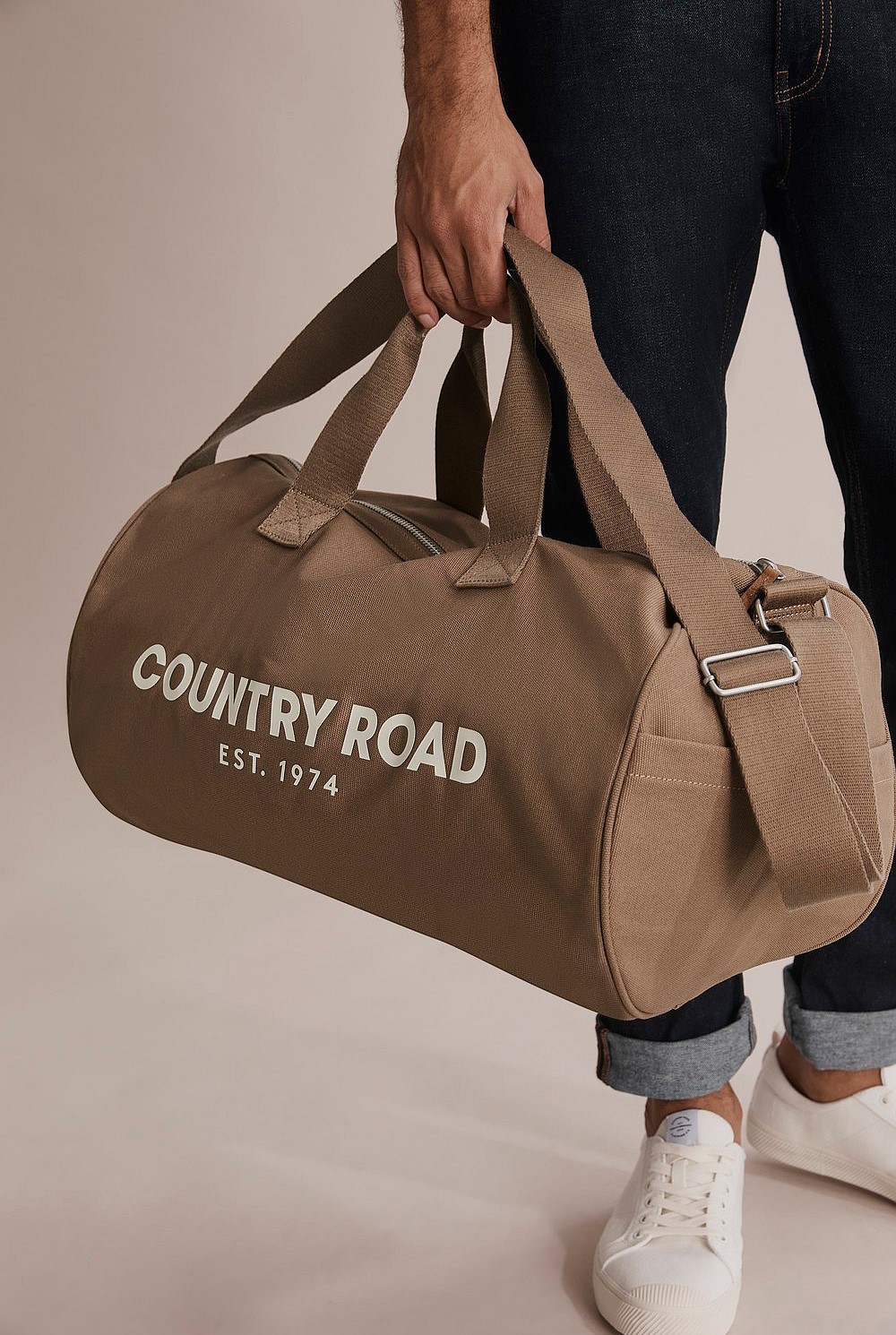 Cotton Modern Logo Duffle