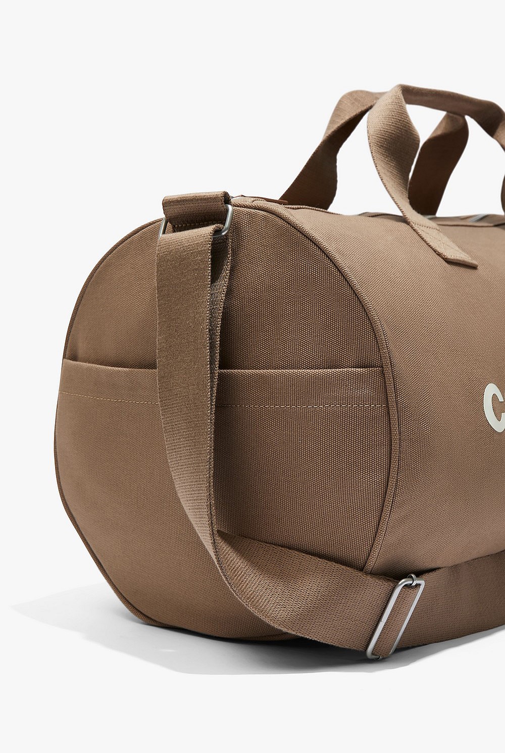 Cotton Modern Logo Duffle