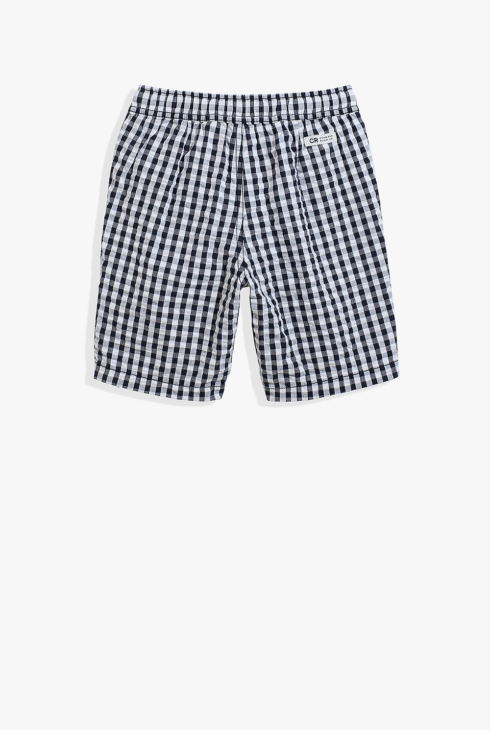 Organically Grown Cotton Blend Gingham Short