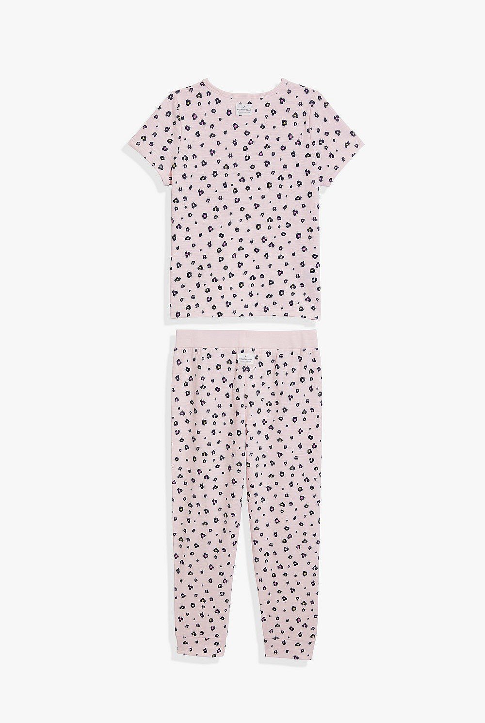 Organically Grown Cotton Logo Multi Leopard Pyjama Set