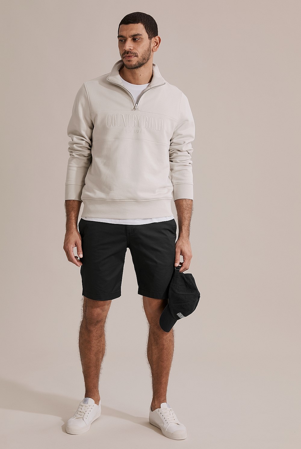 Australian Cotton Half Zip Heritage Sweat
