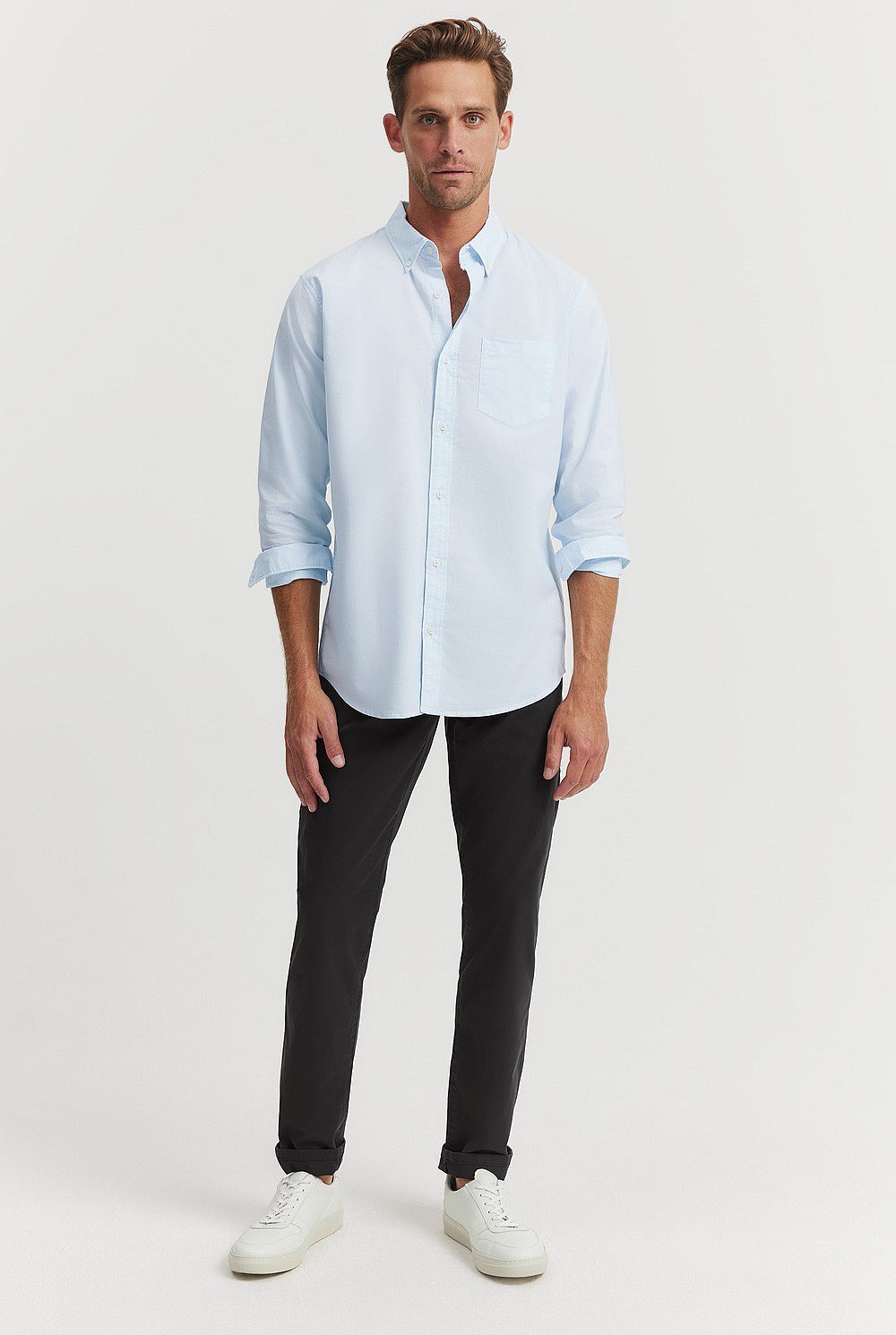 Regular Fit Washed Oxford Shirt