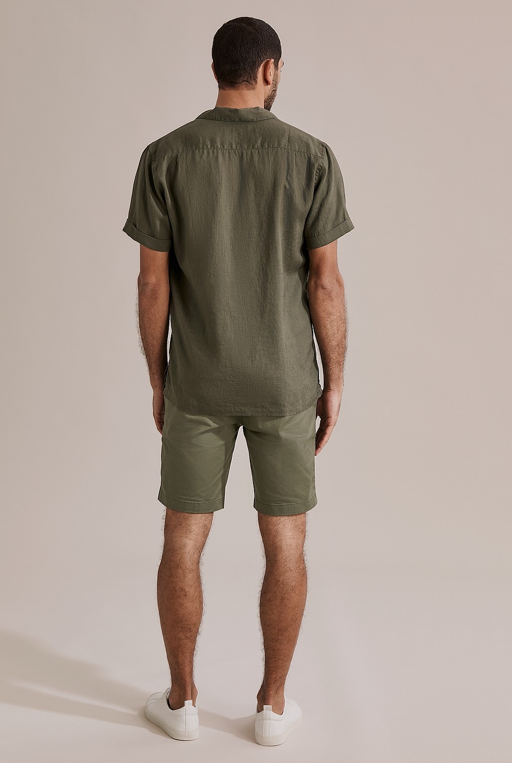 Regular Fit Revere Organically Grown Linen Shirt