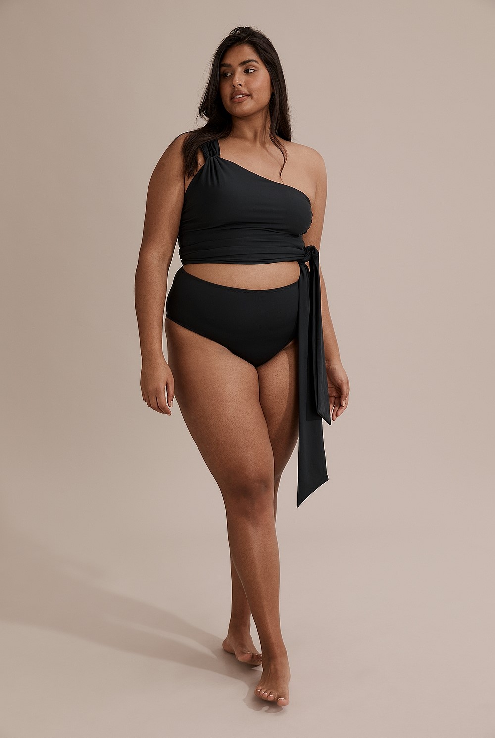 Nylon Swim Tie Side Top