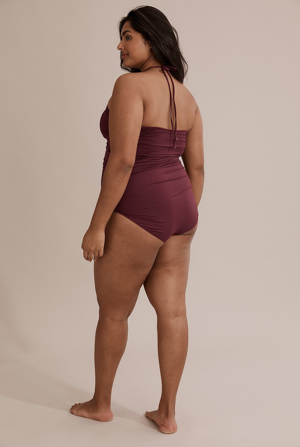 Recycled Nylon Swim Ruched One Piece