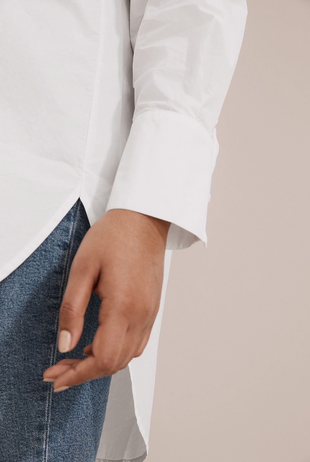 Poplin Longline Shirt