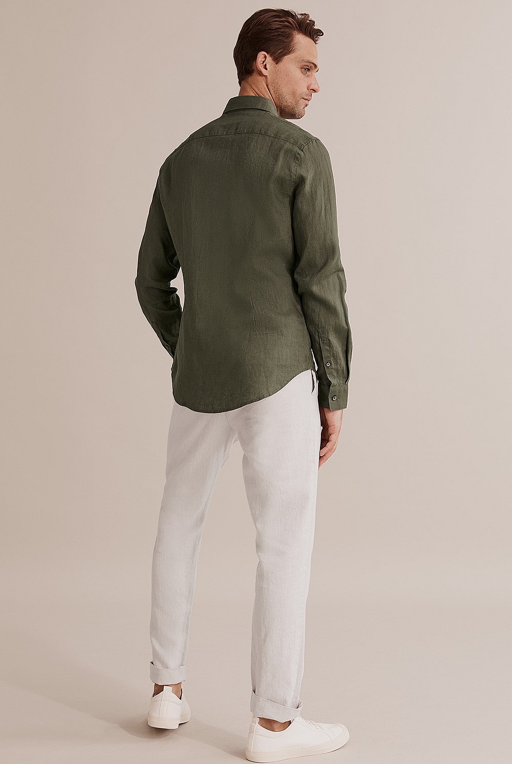 Slim Fit Organically Grown Linen Shirt