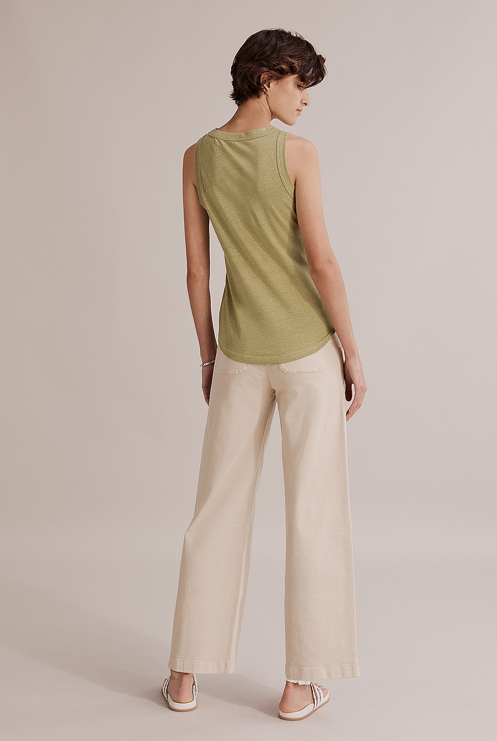 Linen Jersey Tank