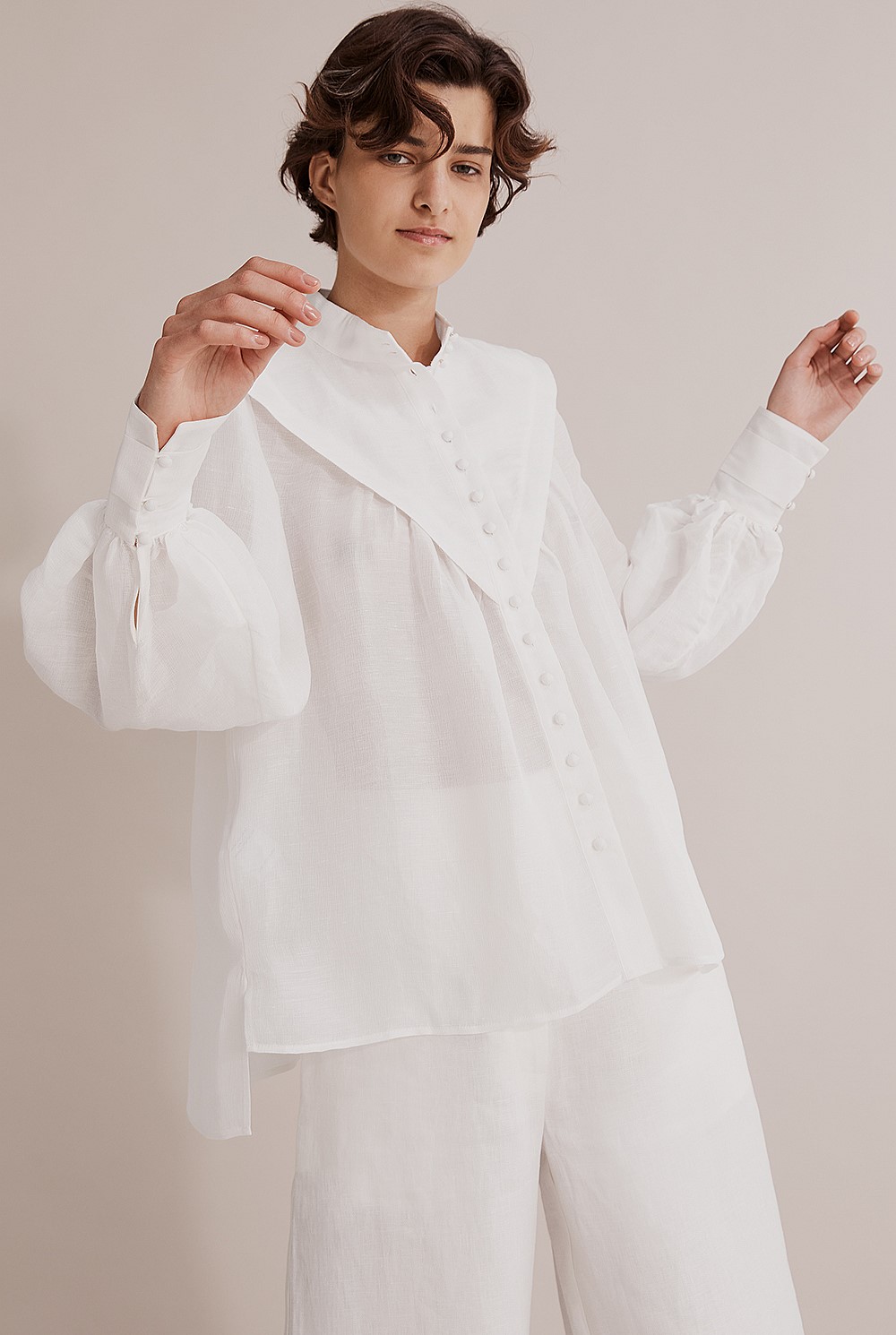 Yoke Detail Blouse