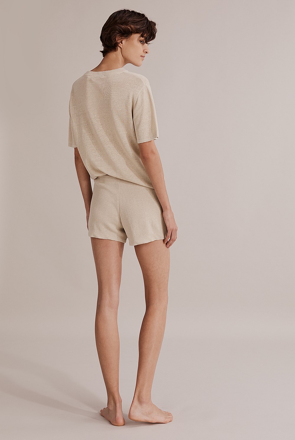 Linen Knit Short