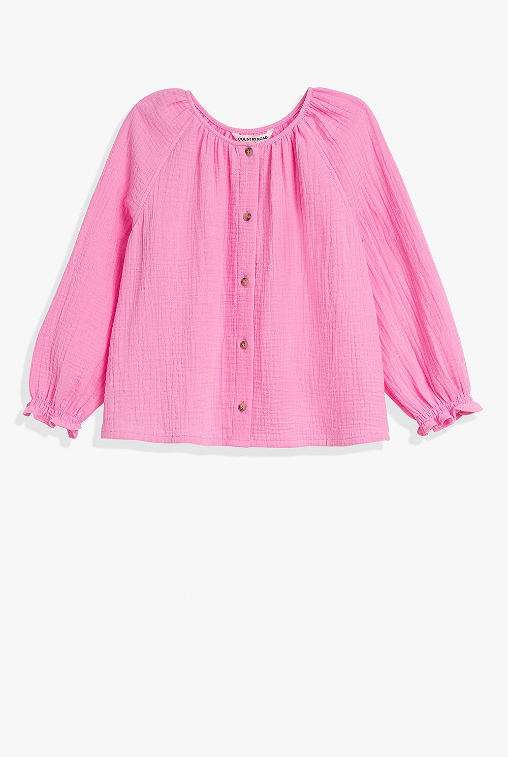 Long Sleeve Textured Shirt