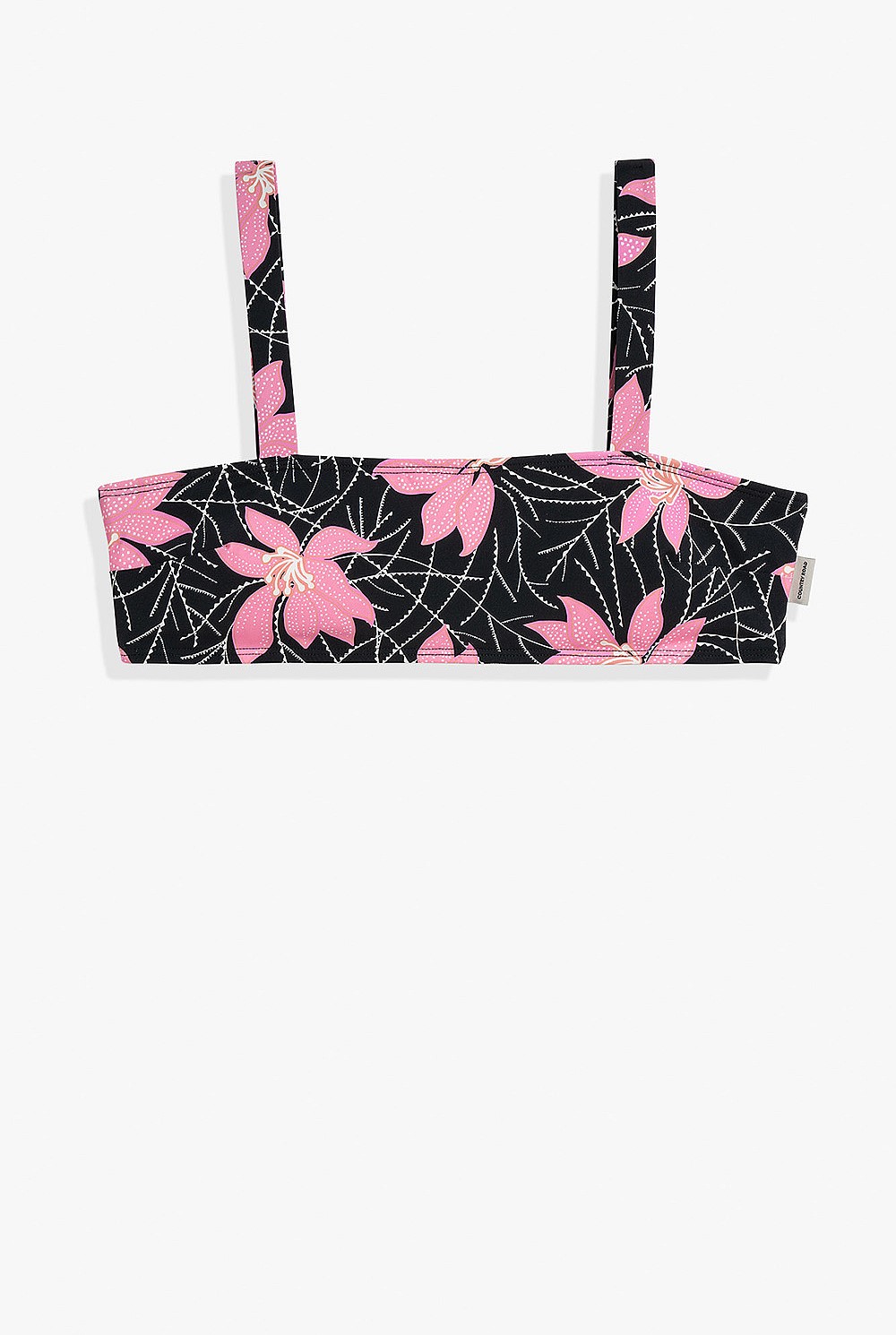 Teen Recycled Nylon Flower Bikini Top