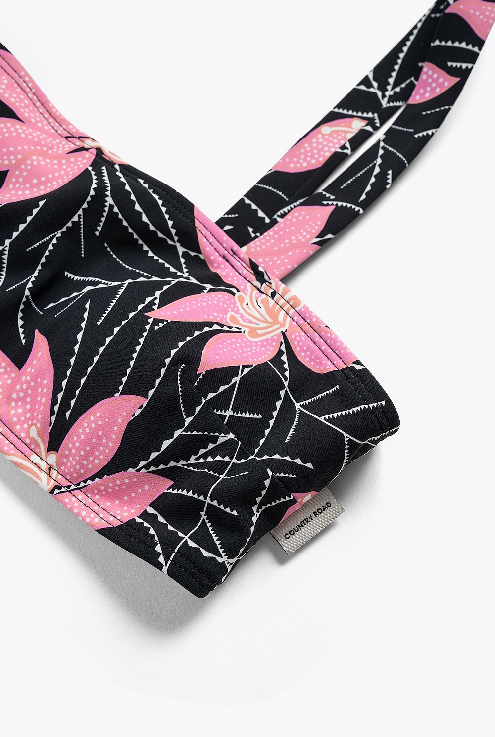Teen Recycled Nylon Flower Bikini Top
