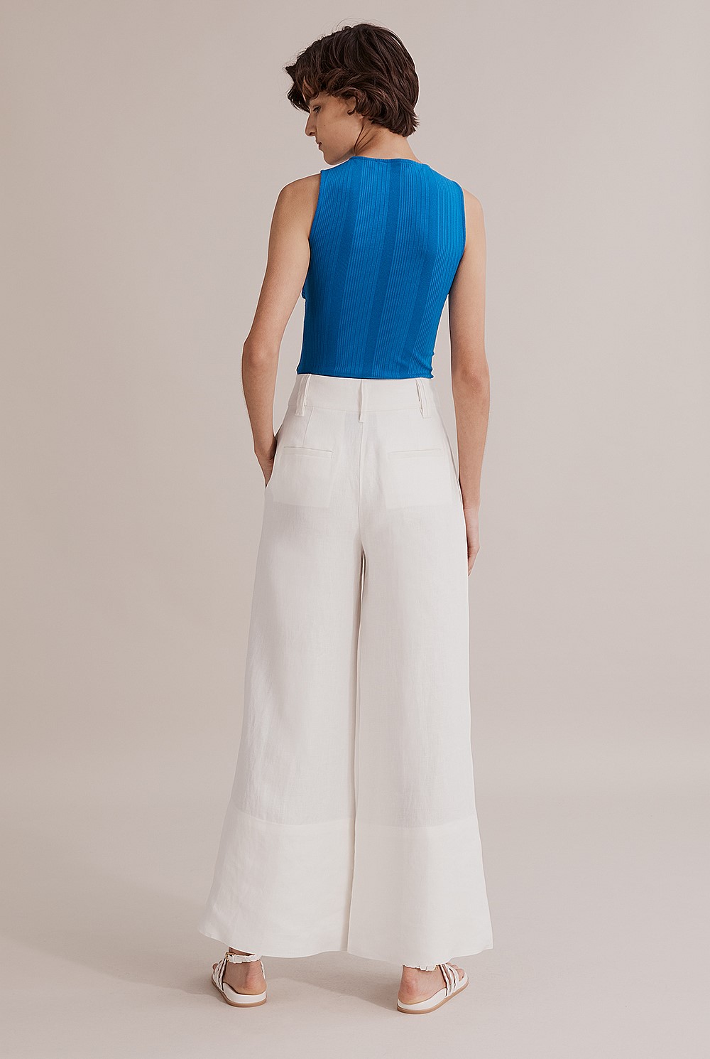 Twist Front Rib Top