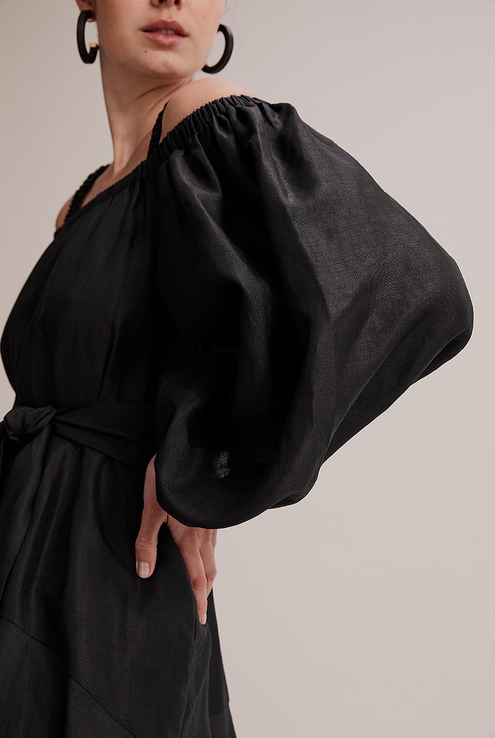 Ruched Strap Mini Dress
