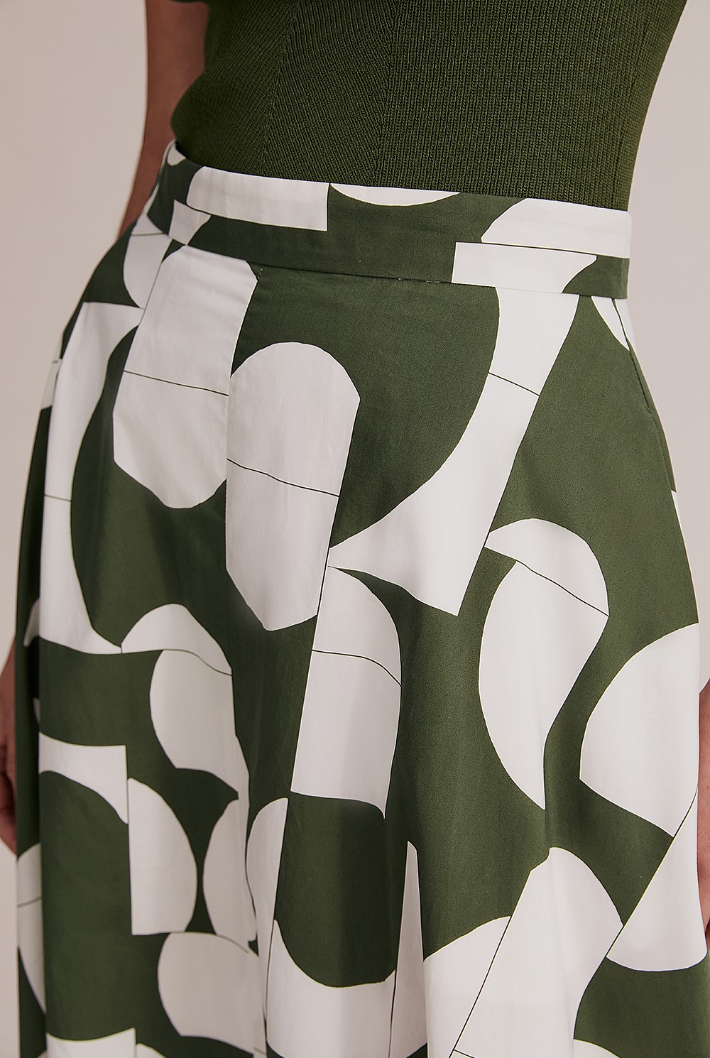 Printed Maxi Skirt