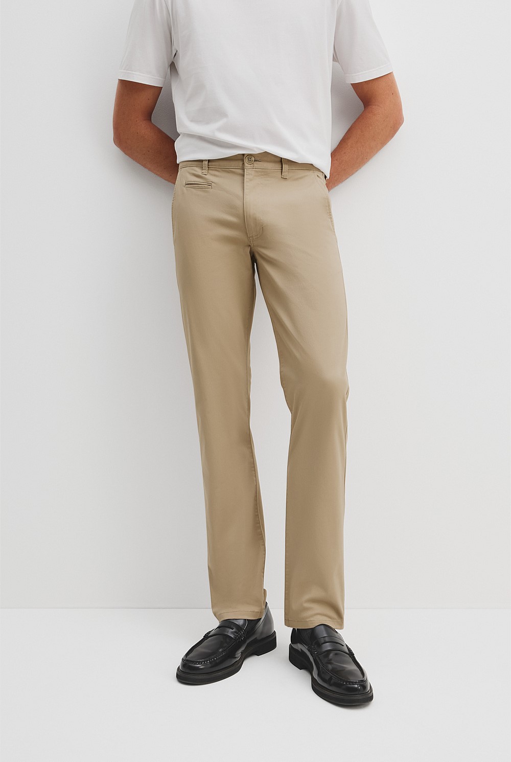 Verified Australian Cotton Standard Fit Stretch Chino