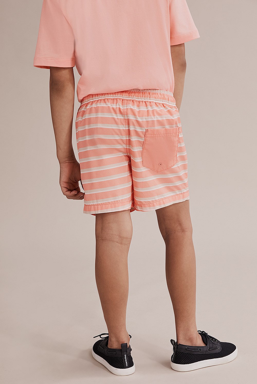 Multi Stripe Recycled Board Short