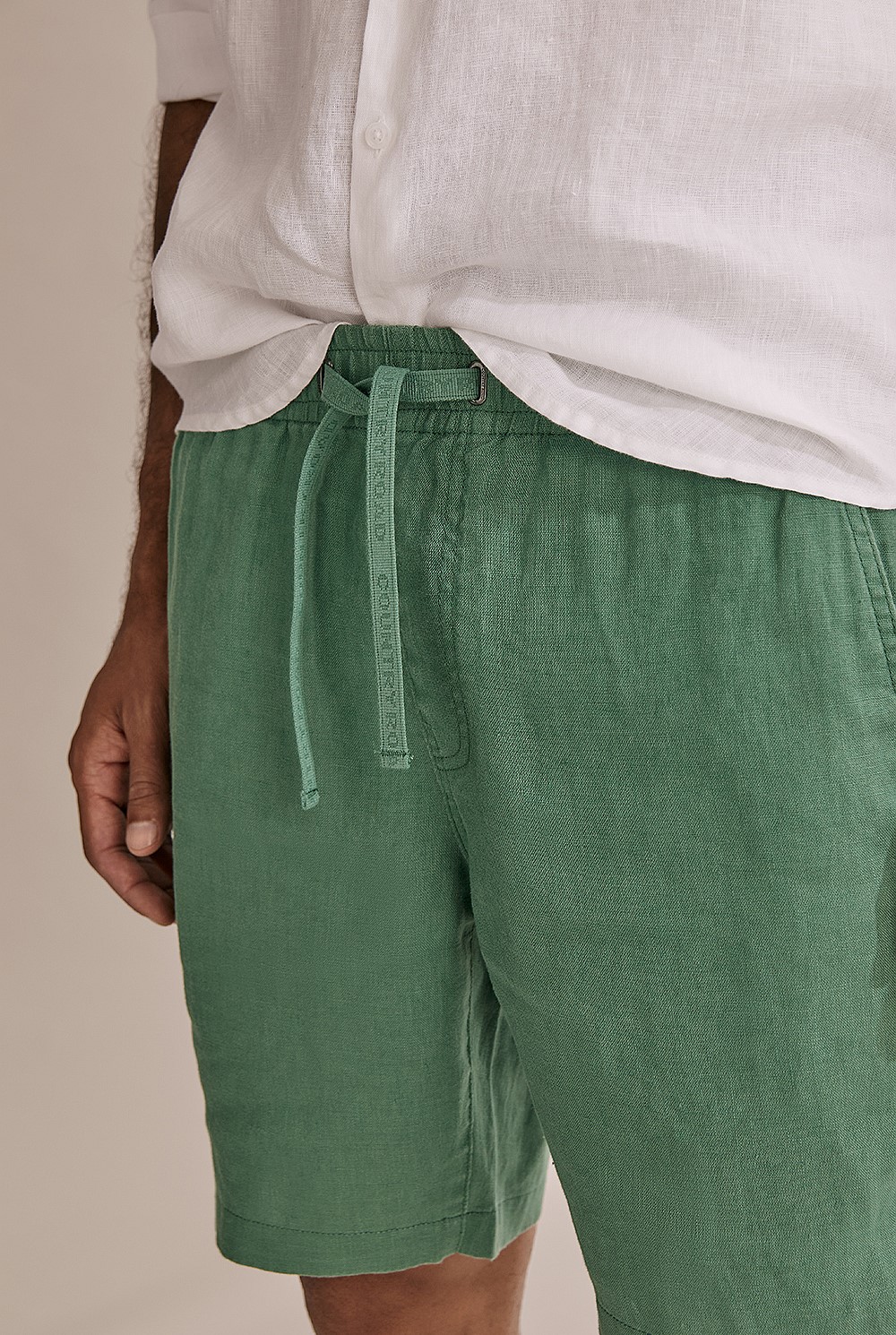 Organically Grown Linen Drawcord Short