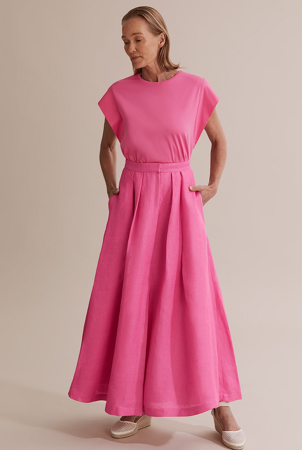 Column Maxi Skirt