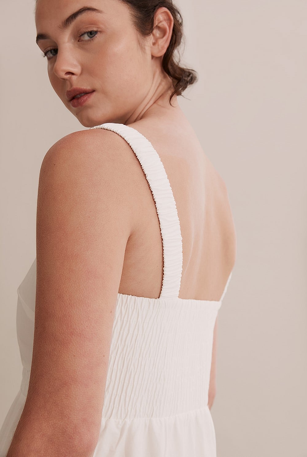 Gathered Hem Maxi Dress